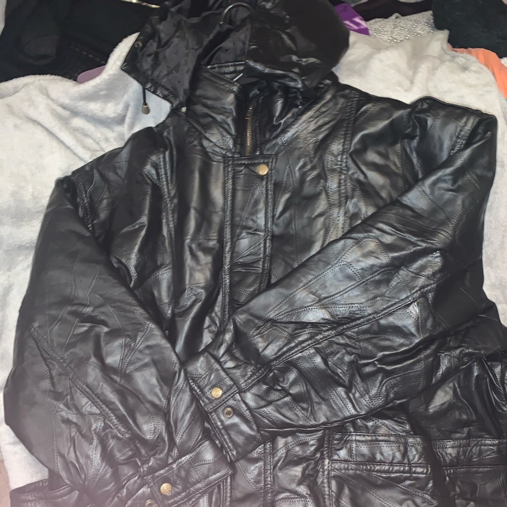 Leather jacket